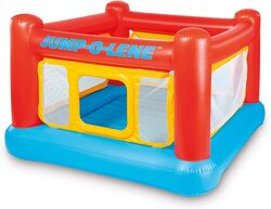 Intex Inflatable Jump-O-Lene Playhouse Trampoline Bounce House Pool for Kids, Ages 3+, Red/Yellow