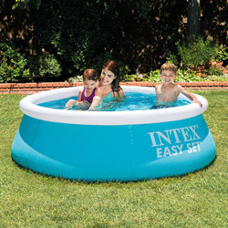 Intex Easy Set Pool with Pump, 6-Feet, Blue