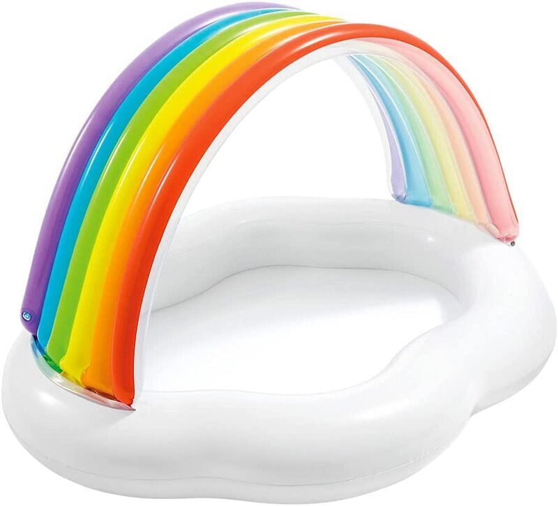 Intex Rainbow Cloud Baby Pool, One Size, White