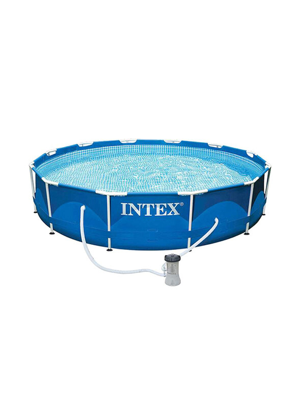 

Intex Metal Frame Pool Set, 28212, Blue