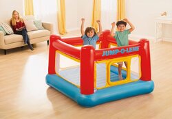 Intex Inflatable Jump-O-Lene Playhouse Trampoline Bounce House Pool for Kids, Ages 3+, Red/Yellow