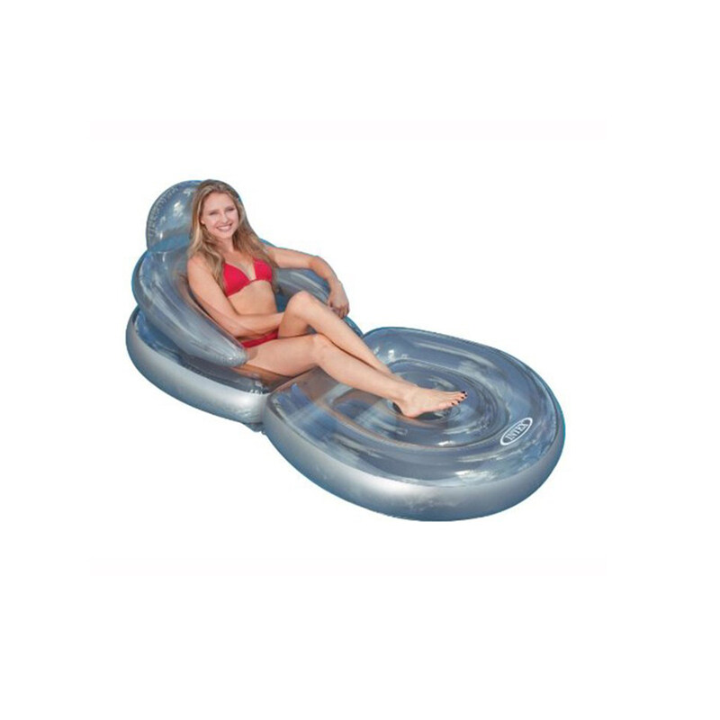 

Intex Folding Floating Lounge Chair, Grey