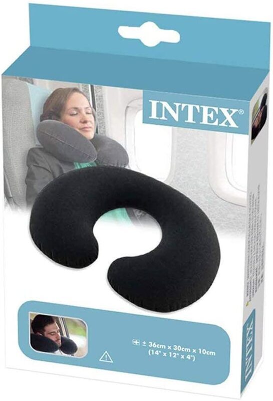 Intex Recreation Travel Pillow, Black