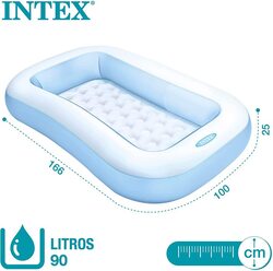 Intex Inflatable Pool, 57403, 166 x 100 x 28cm, Multicolour