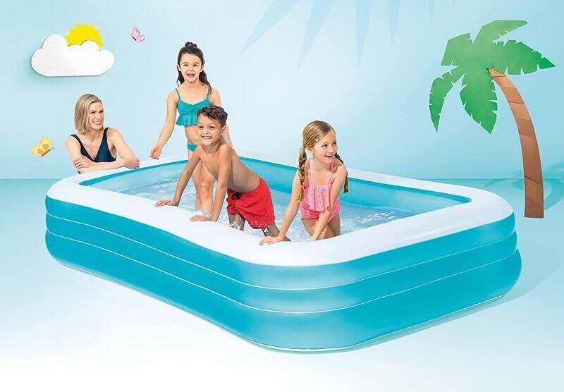 Intex Inflatable Family Pool, 58484NP, Blue