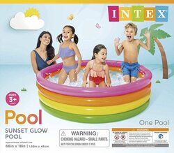 Intex Sunset Glow Pool, 56441Ep, Multicolour