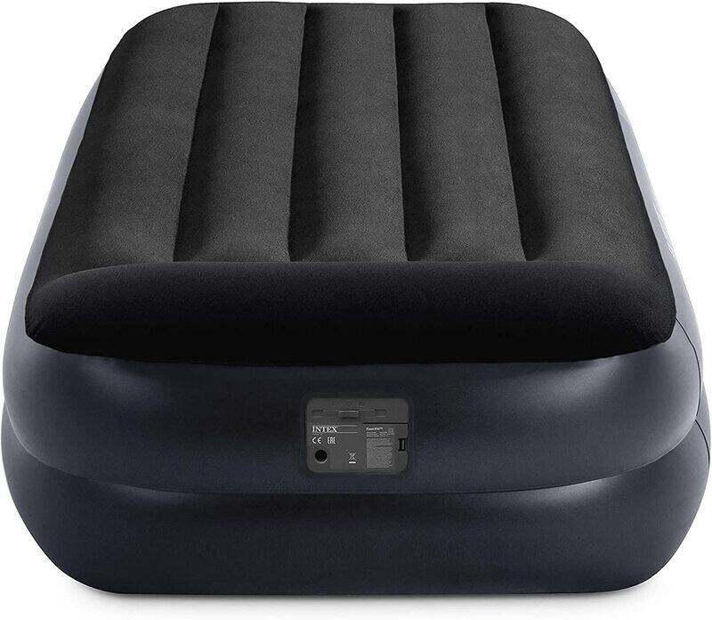 

Intex Pillow Rest Raised Airbed with Fibre-Tech BIP, Twin, Black