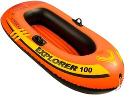 Intex Explorer 100 Boat Set, 58329Np(18), Orange