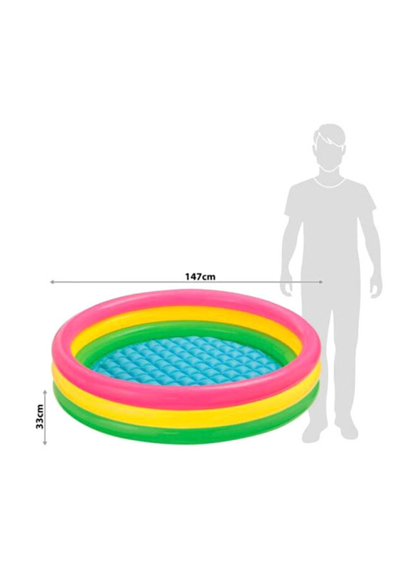 Intex Sunset Glow Pool, 2+ Years, 57422, Multicolour