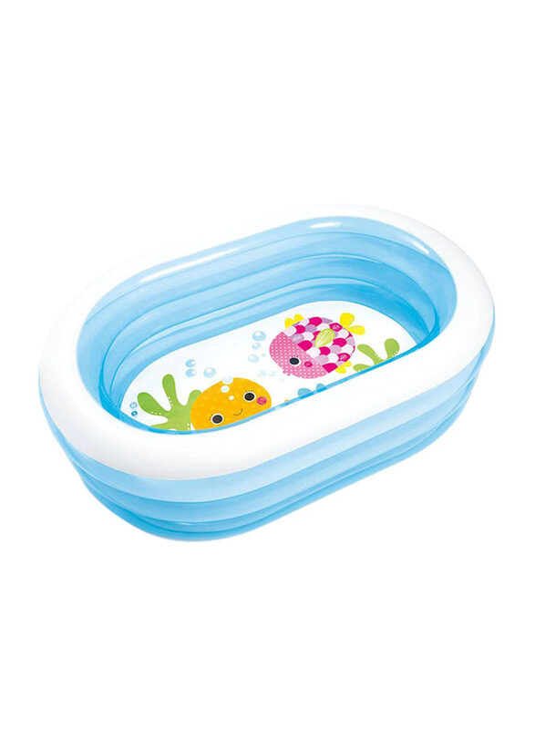 

Intex Oval Whale Inflatable Pool, 57482, Blue