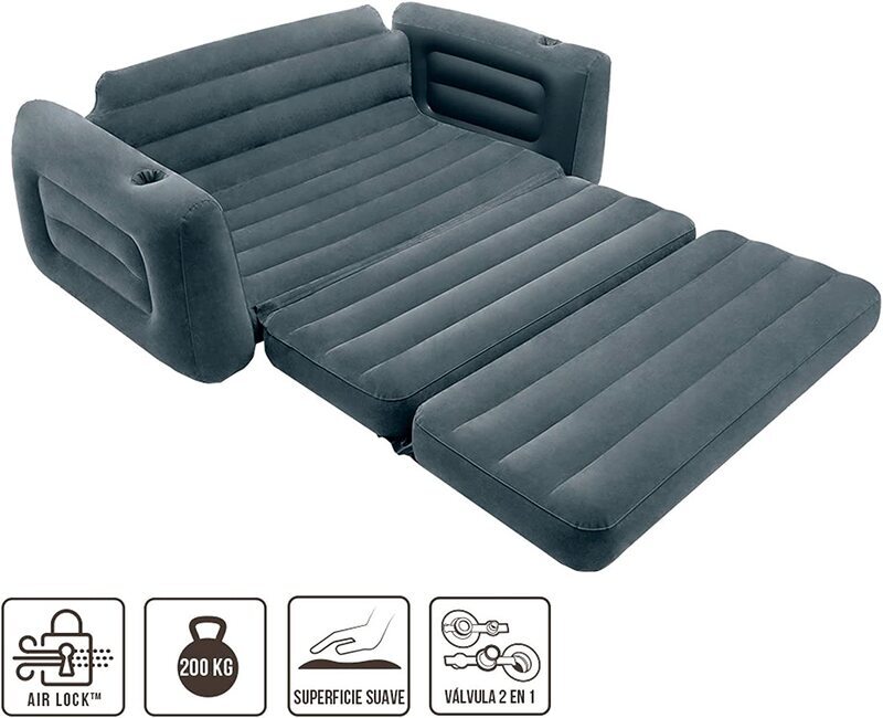 Intex Schlaf Sofa, Black