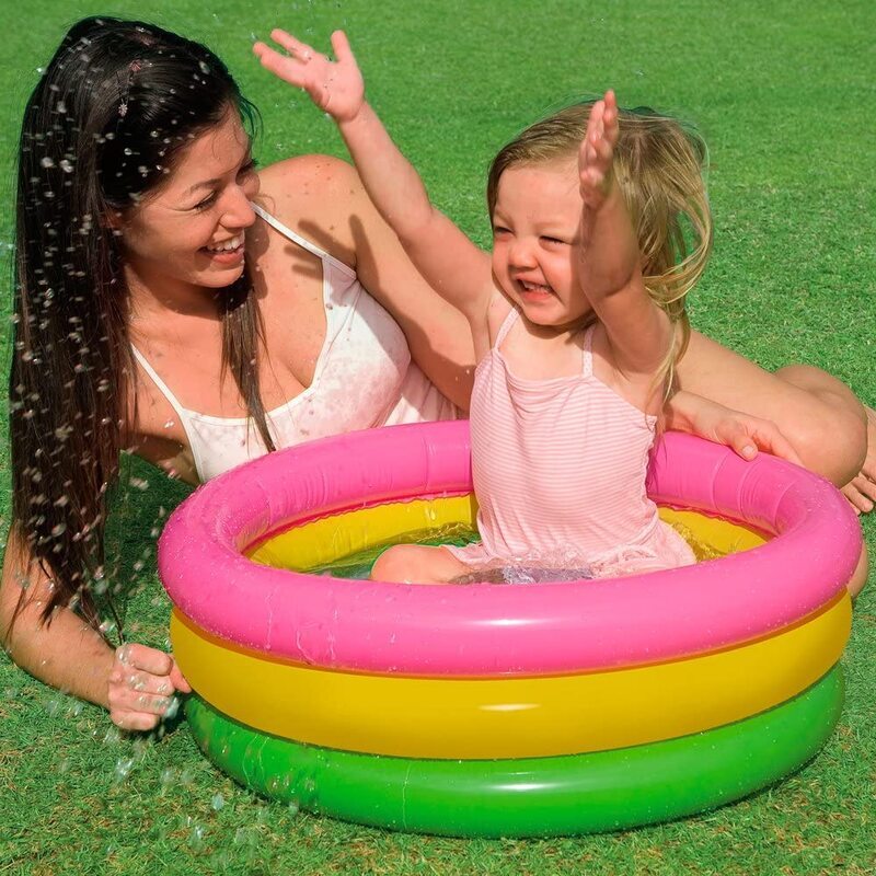 Intex Sunset Glow Baby Pool, 57107, Multicolour