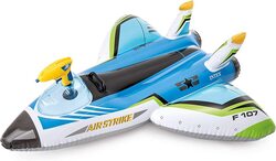 Intex Water Gun Plane Ride-On for Ages 3+, 46-Inch, Multicolour