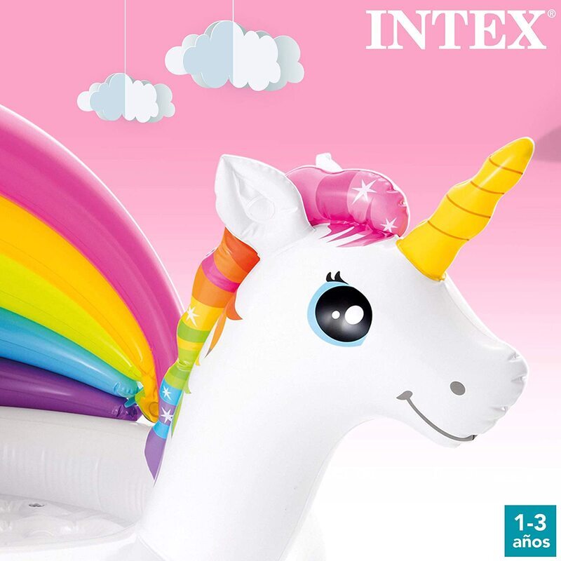 Intex Unicorn Baby Pool, 57113NP, Multicolour