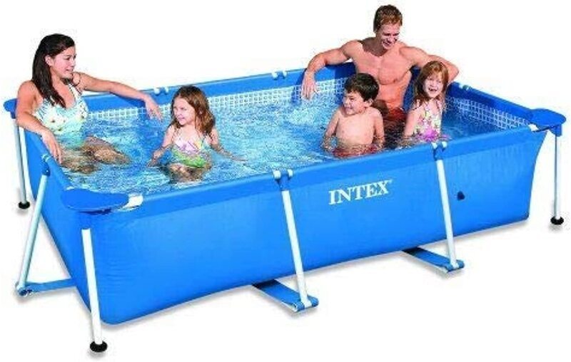 Intex Rectangular Frame Pool, 28270, 86x59x23cm, Blue