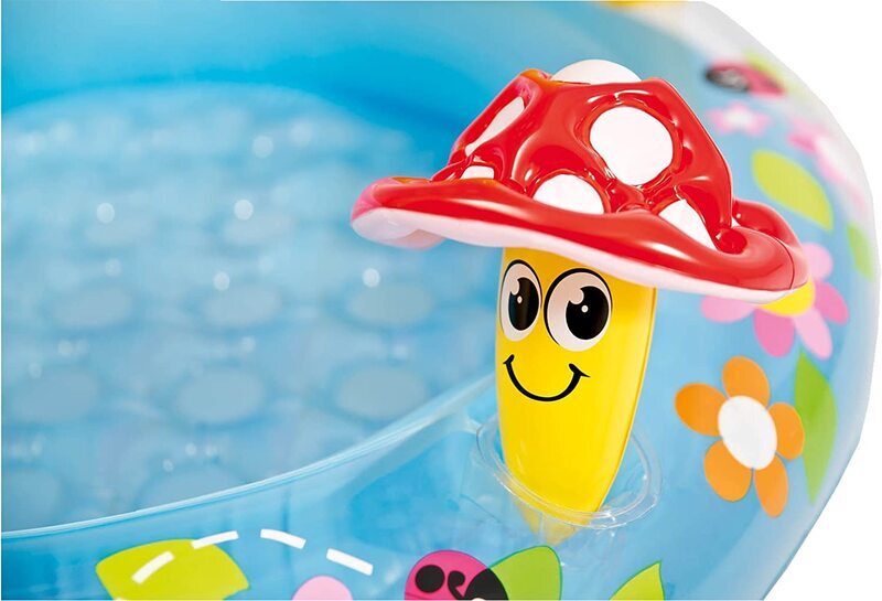 Intex Inflatable Mushroom Baby Pool, Large, 57114NP, Multicolour