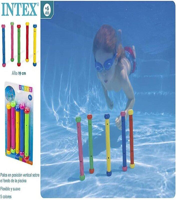 

Intex Swimming Pool Sticks, 5 Sticks, 55504, Multicolour