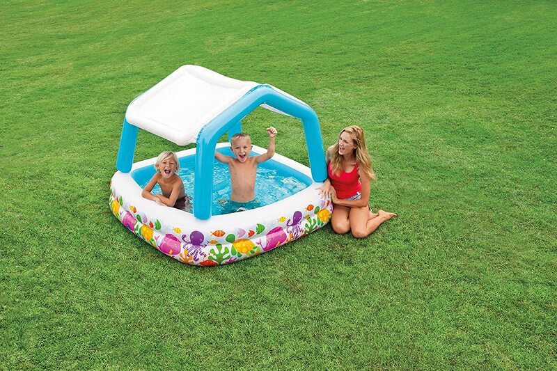 Intex Sun Shade Swin Water Pool, 57470, Multicolour