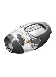 Intex 5 in 1 LED Flashlight with Batteries, Black/Clear