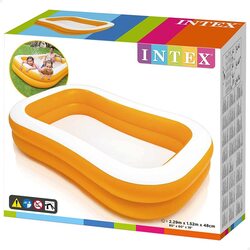 Intex Mandarin Swim Center Family Swimming Pool, Orange