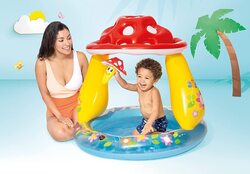 Intex Mushroom Baby Pool, 8-Inch, 57114EP, Multicolour