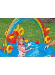 Intex Rainbow Ring Play Center for Ages 3+, 57453, Multicolour,