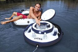 Intex Mega Chill Inflatable Floating Cooler, Black
