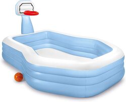 Intex Shooting' Hoops Swim Centre Family Pool, Blue