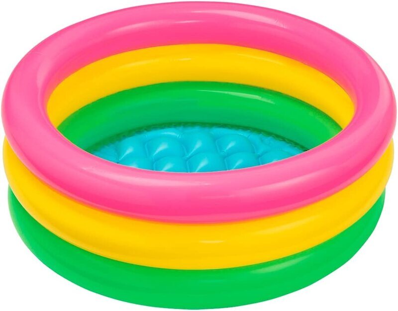 Intex Sunset Glow Baby Pool, 57107, Multicolour