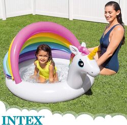 Intex Unicorn Baby Pool, 57113NP, Multicolour