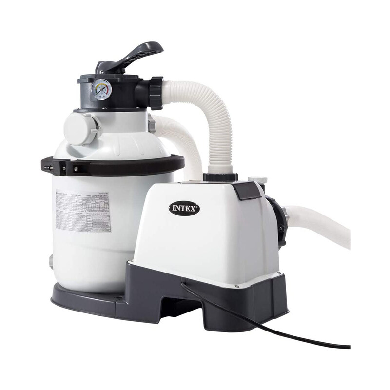 

Intex Krystal Clear 1200 GPH Sand Filter Pump, Multicolour