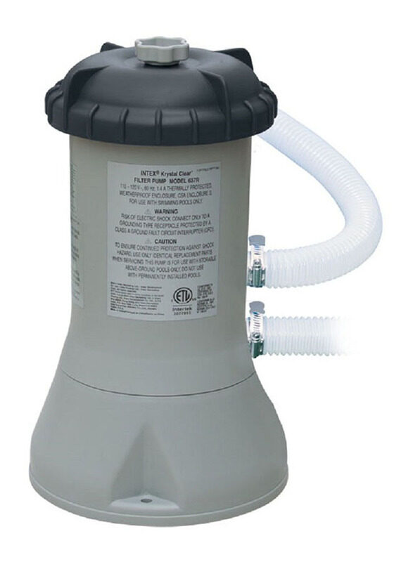 

Intex Filter Pump for 15ft Pool, Grey