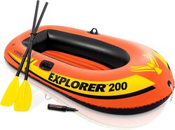 Intex Explorer 58331 Inflatable Boat, Orange