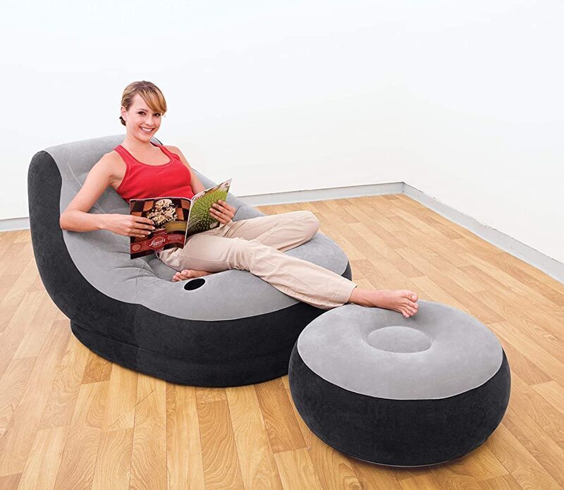 Intex Inflatable Chair, Grey