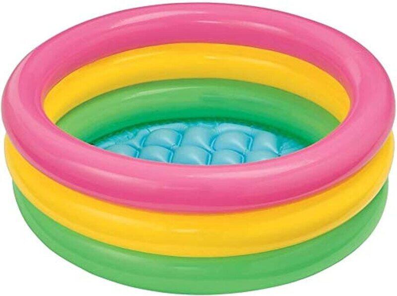 Intex 3 Ring Swimming Pool, Large, 57422NP(26), Multicolour