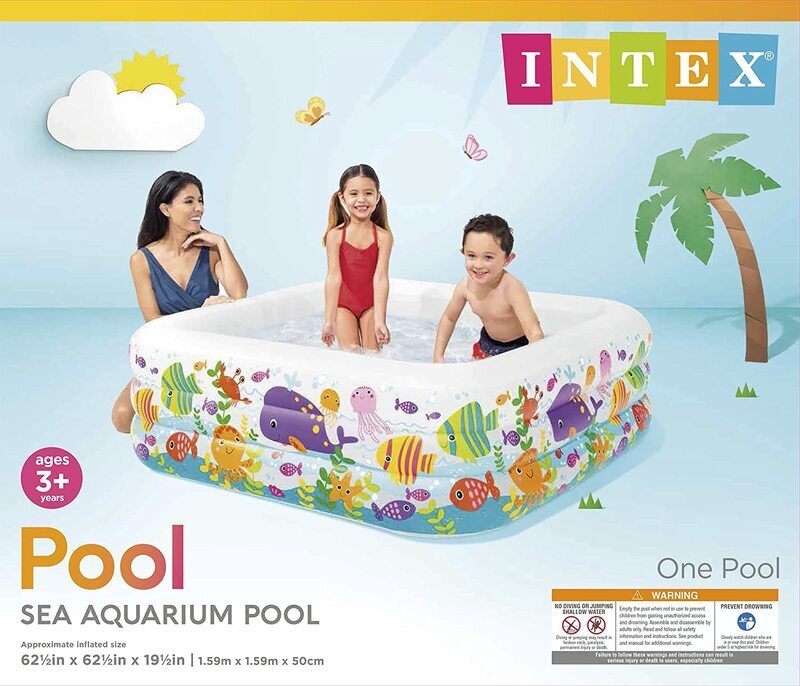 Intex Swim Centre Clear View Aquarium Pool, 57471, Multicolour