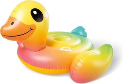 Intex Baby Duck Inflatable Ride-On, 58 x 58 x 32 inch, Multicolour