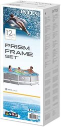 Intex Prism Frame Pool, 26710, 3.66m x 76cm, Grey