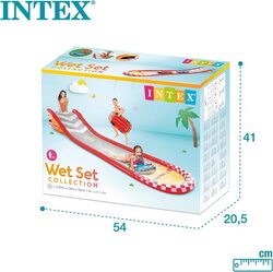 Intex Racing Fun Slide, 57167NP, Multicolour