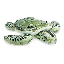 Intex Realistic Sea Turtle Ride On Float, 57555, Green