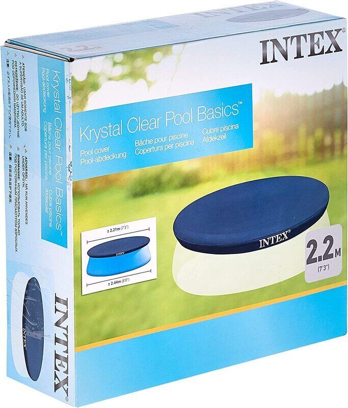 Intex Easy Set Pool Cover, 28020, Navy Blue