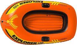 Intex Explorer 100 1-Person Inflatable Boat, Orange