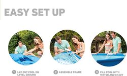 Intex Rondo Frame Pool Set, 28242, 457 x 122cm, Blue