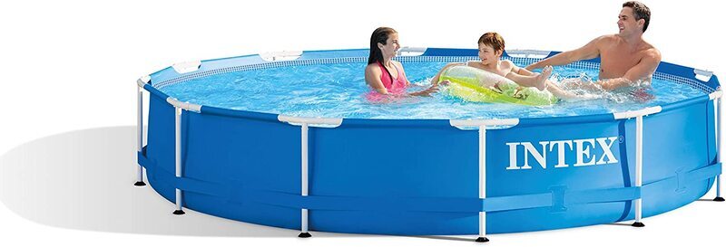 Intex Metal Frame Pool Set, 28212, Blue