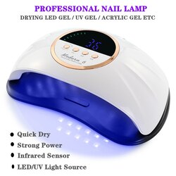 PROFESSIONAL DUAL LED NAIL LAMP MODERN 6 150W WHITE