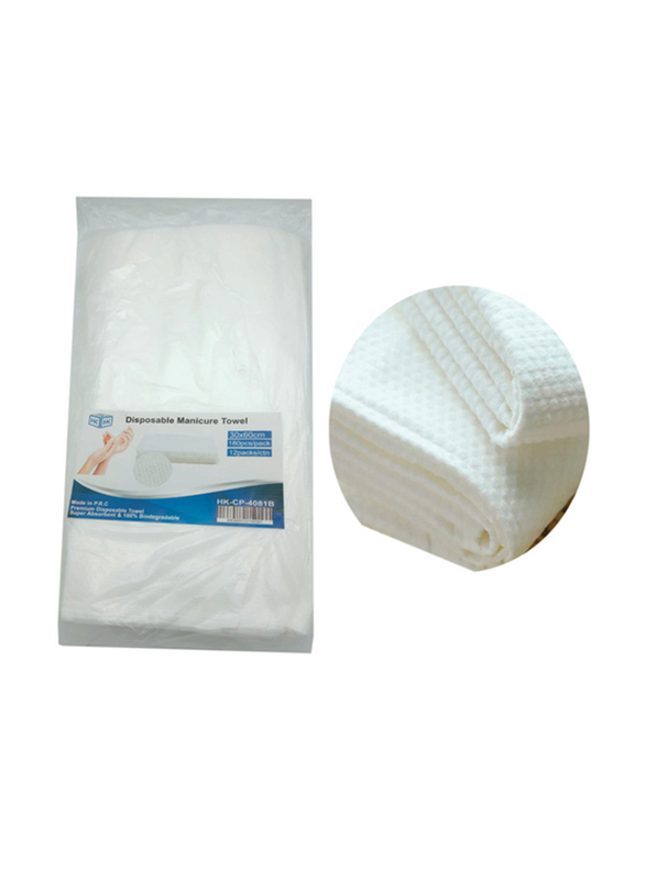 Elite Beauty Disposable Manicure Towel, 30 x 60cm, 180 Pieces