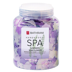 Bathrani Hand & Foot Spa Soap Flowers Lavender 220G