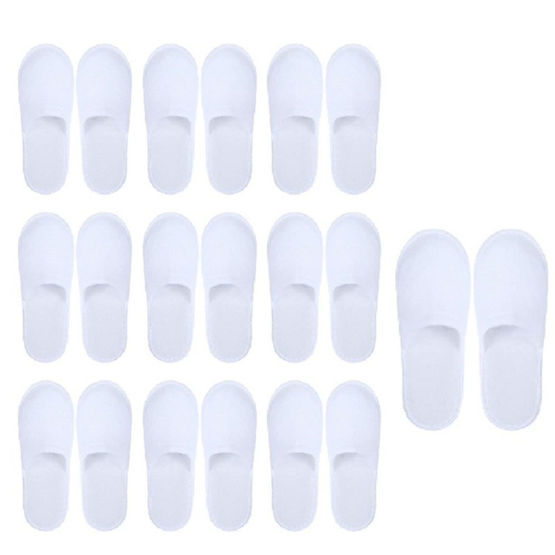 Hotel Slipper Close White 28x11x4cm (10pcs/pack)