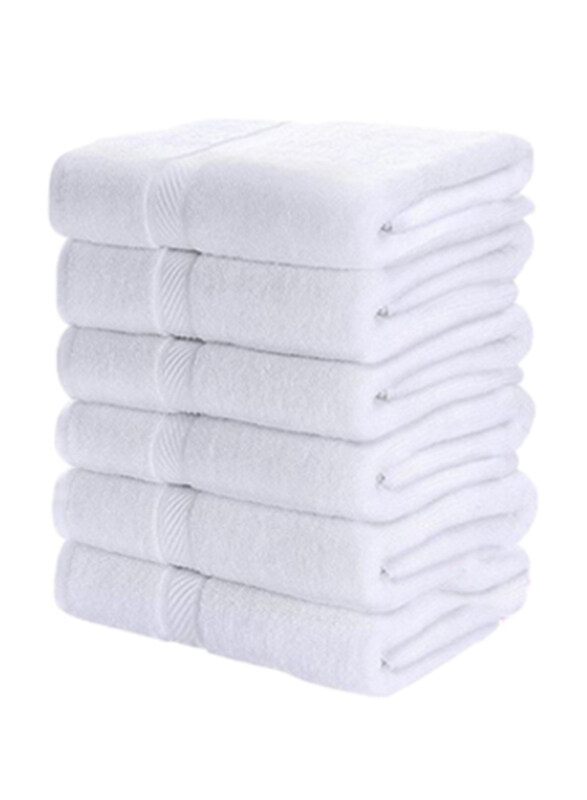 

Generic Cotton Thick Shower Towel, 70 x 140cm, White, 6 Pieces