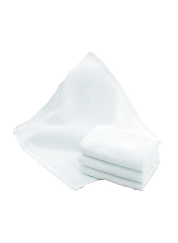 

Generic Cotton Hand Towel, 33 x 33cm, White, 3 Pieces